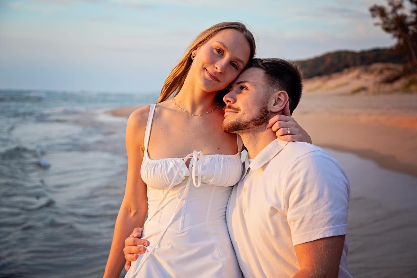 Capturing Love: A Tale of High School Sweethearts at Rosy Mounds Beach